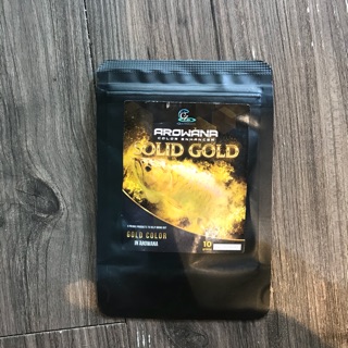 Bột Vitamin Lên Màu Cho Cá Rồng AROWANA SOLID GOLD 10g Dùng Cho Bối Vàng
