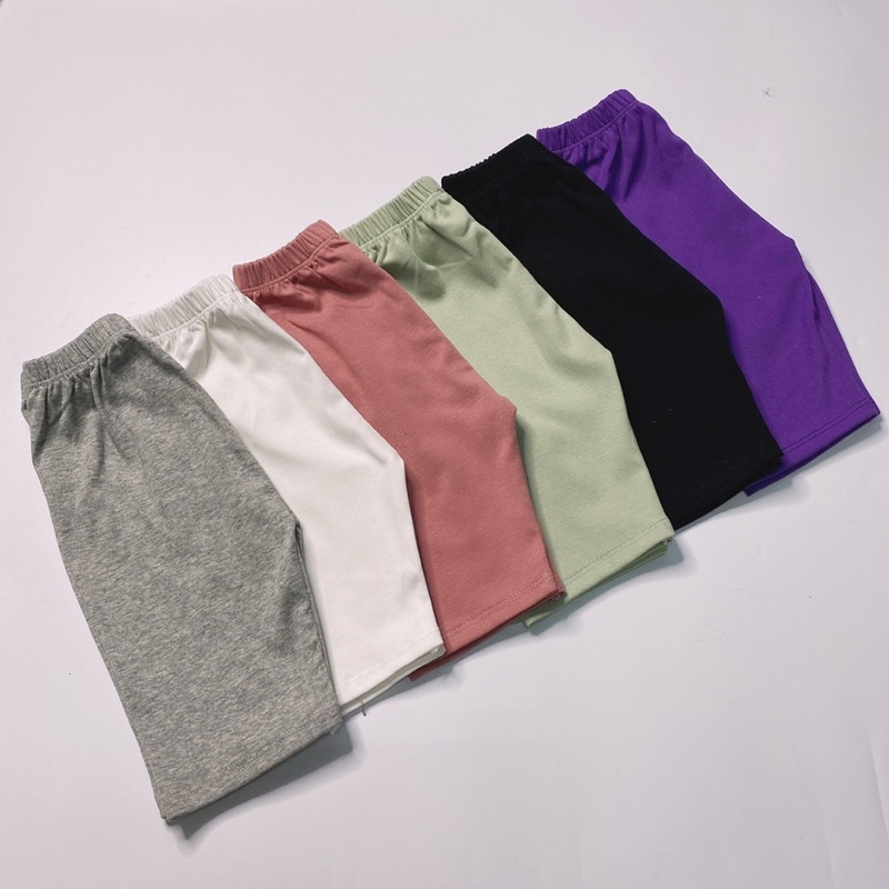 Quần Legging Đùi Bé Gái 10-30kg,Chất Cotton Siêu Mềm Mịn, Co Giãn Mạnh Đóng Túi ZipXịn Xò- 0013.