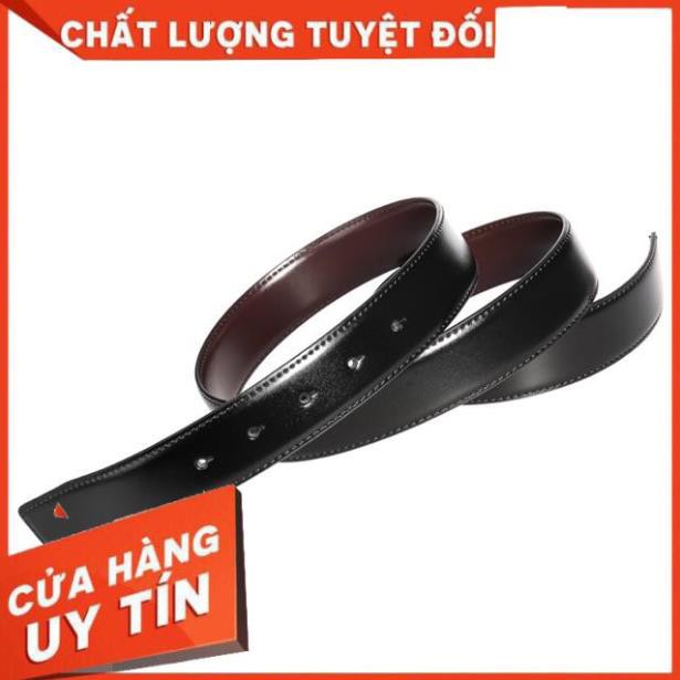 TẾT [ Da Cao Cấp 100% ] Thắt Lưng Nam Da Thật Bản Rộng 3.4cm Khoá Kim Lổ KTM05 .