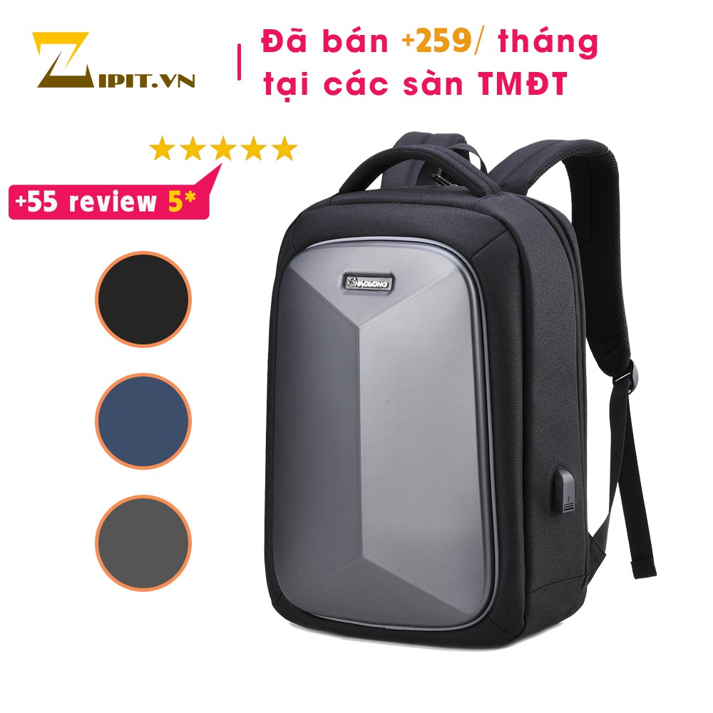 Balo Laptop ShaoLong SL13-đa năng, có ổ cắm USB hạn chế thấm nước, đi học, đi làm , đi phượt...