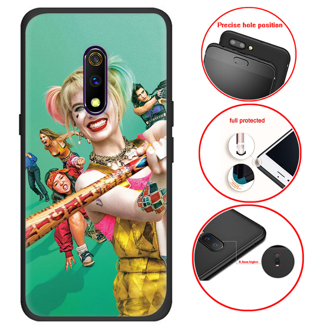 Ốp Điện Thoại Silicon Mềm Hình Harley Quinn Joker Cho Oppo K3 K5 Realme Narzo 20 6 7 X7 Pro X Xt X2 X50 7i Pdd84