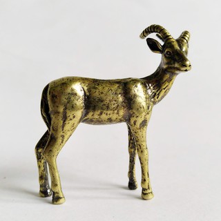Tượng dê mini bằng đồng giá rẻ làm phụ kiện tiểu cảnh, phụ kiện bàn trà, trang trí bonsai, làm quà tặng