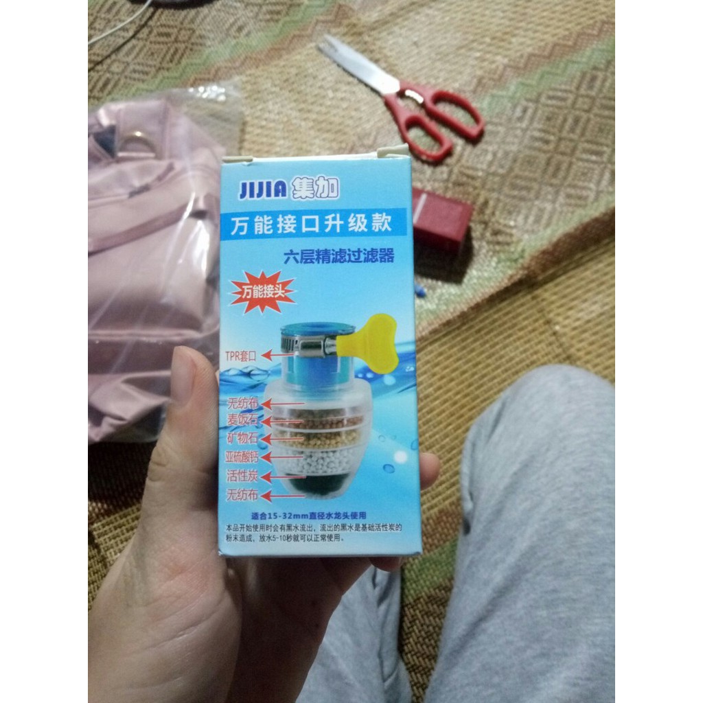 Đầu Lọc Nước Trực Tiếp Tại Vòi 6 Tầng Lọc