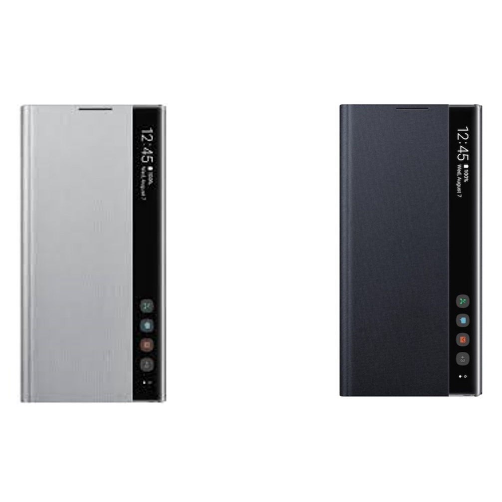 Bao da Clear View Samsung Note10 +Plus, Note 10 Chính hãng Samsung - New 100% - 2 màu Đen Trắng