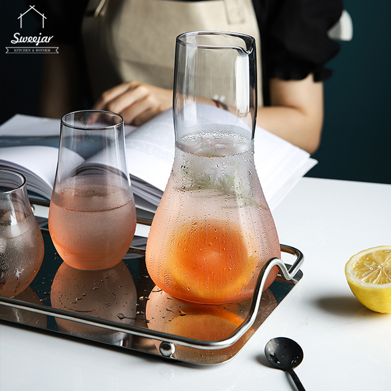 SWEEJAR Bình  Bằng Thủy Tinh Đựng Trà/Cà Phê/Nước Trái Cây
