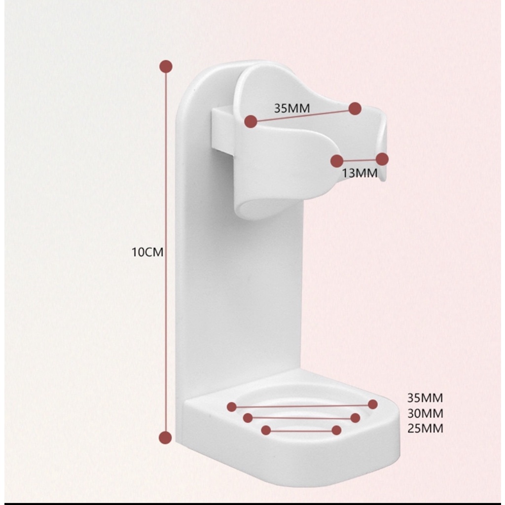 Giá treo bàn chải điện dính tường chất lượng cao, phù hợp với các loại bàn chải oralb, philips, xiaomi, ps, oral b