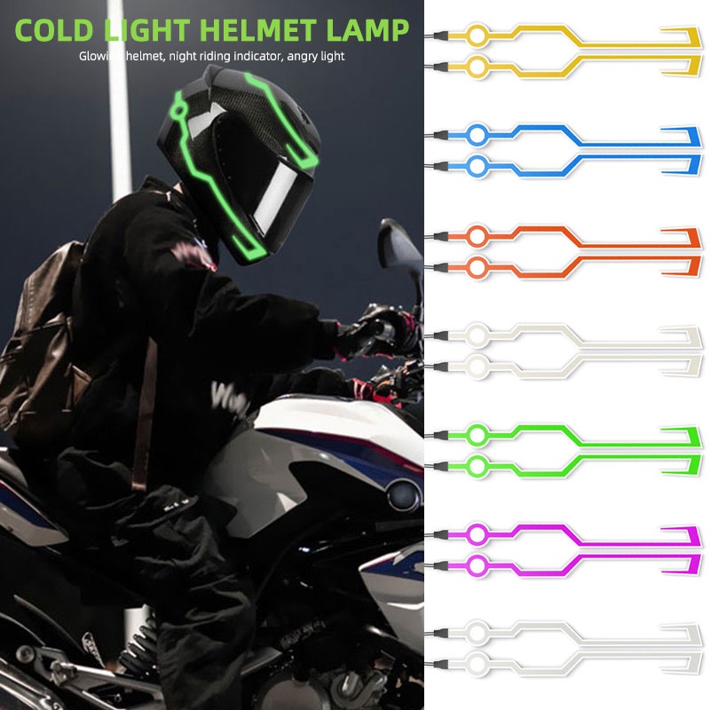 Bộ dây đèn LED KEVANLY trang trí mũ bảo hiểm xe mô tô