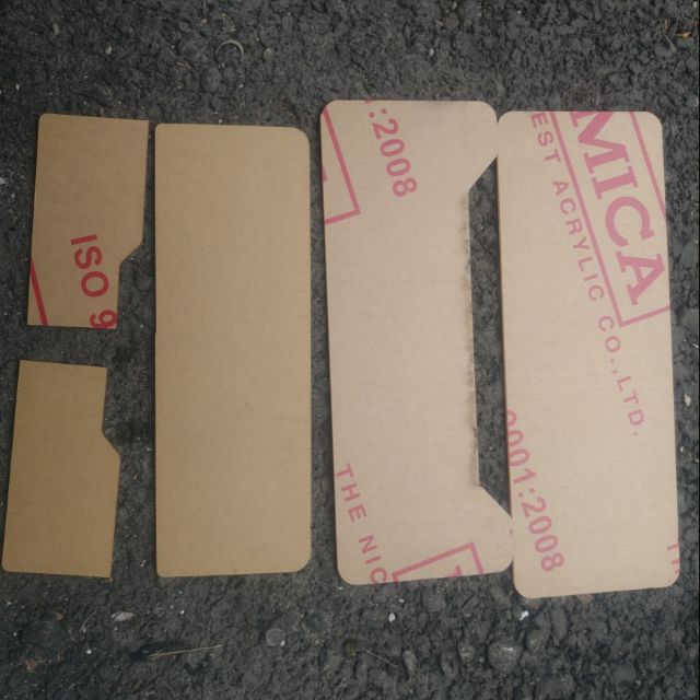 Mẫu rập ví nam acrylic wallet pattern