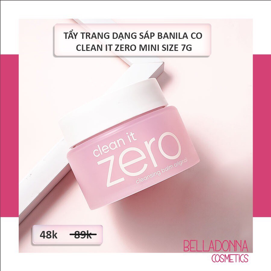 Tẩy Trang Dạng Sáp Banila Co Clean It Zero Mini Size 7g