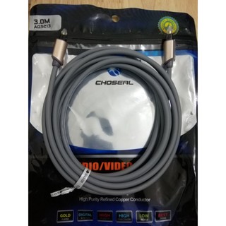 Dây audio quang 3m choseal chất lượng cao/phukien qn95