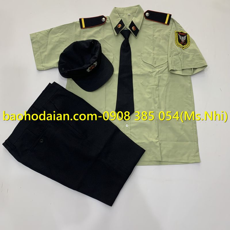 Quần áo bảo vệ màu xanh vỏ đậu vải kate ford thoáng mát kèm phụ kiện