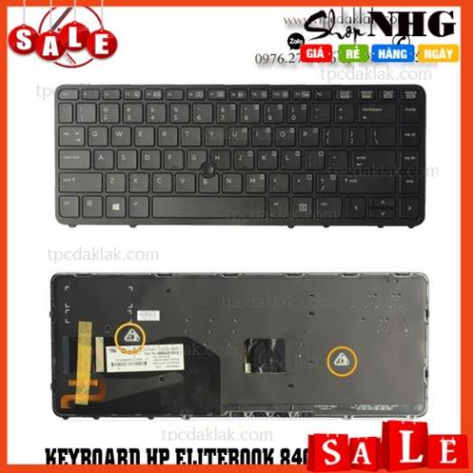 ⚡ Bàn phím Laptop HP Elitebook 820-G1, 820-G2, 720-G1, 720-G2, 725-G2, 730541-001-US