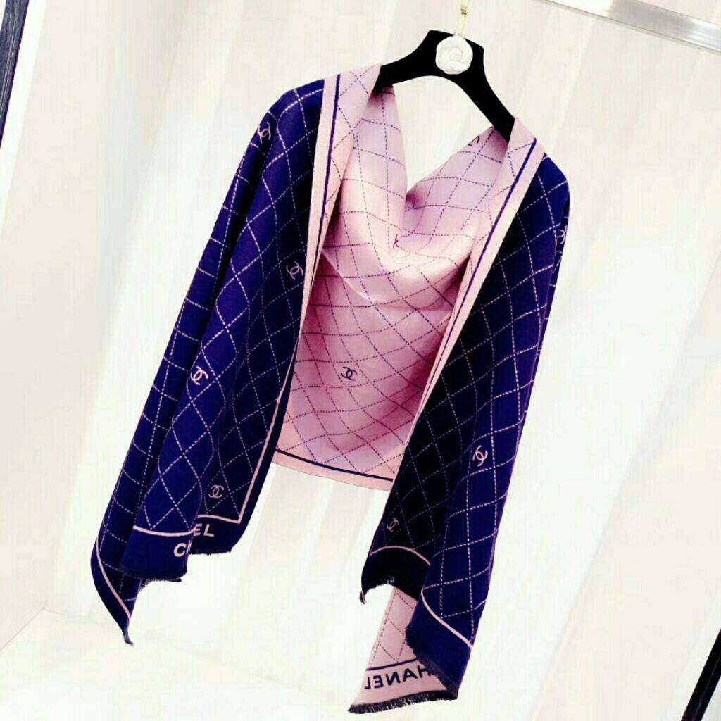 Khăn Choàng Cổ Giữ Ấm In Chữ Thời Trang Cho Nữ