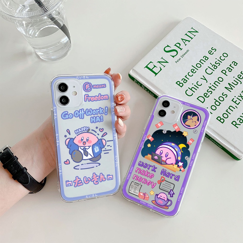 Ốp Điện Thoại Tpu Mềm Chống Sốc In Hình Kirby Cho iPhone 11 12 13 pro max XS X XR XSMax 7 8 6 6s plus SE 2020