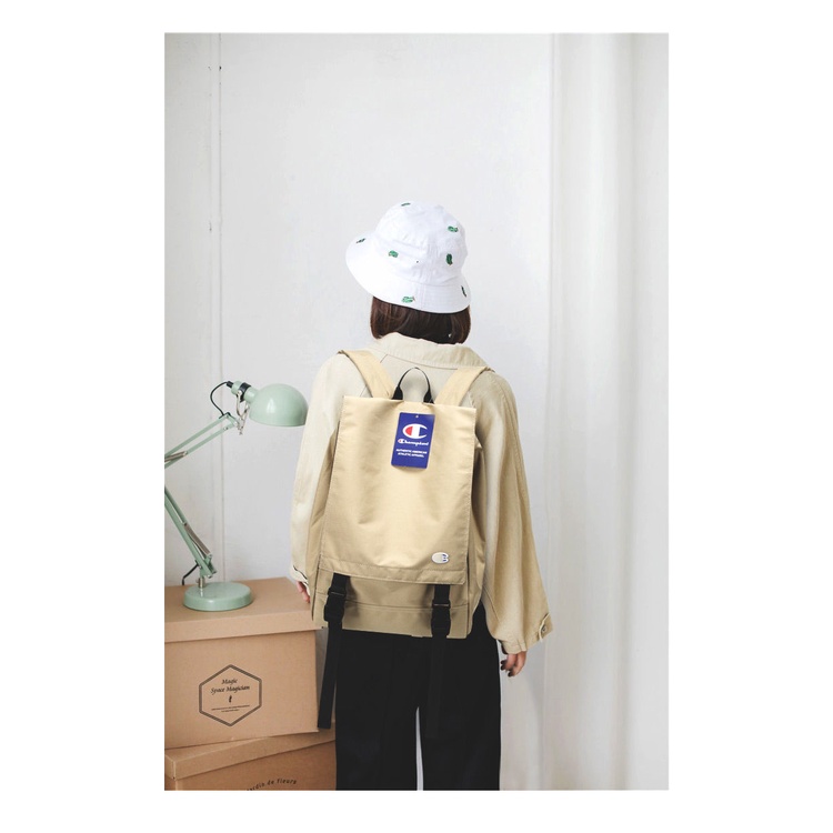 Ba Lô Đi Học Thêu Chữ Champion Phong Cách Nhật Bản Thời Trang Cho Nam Và Nữ