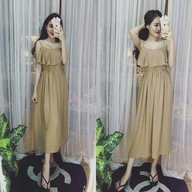 Maxi 2 dây( còn màu đỏ đô)