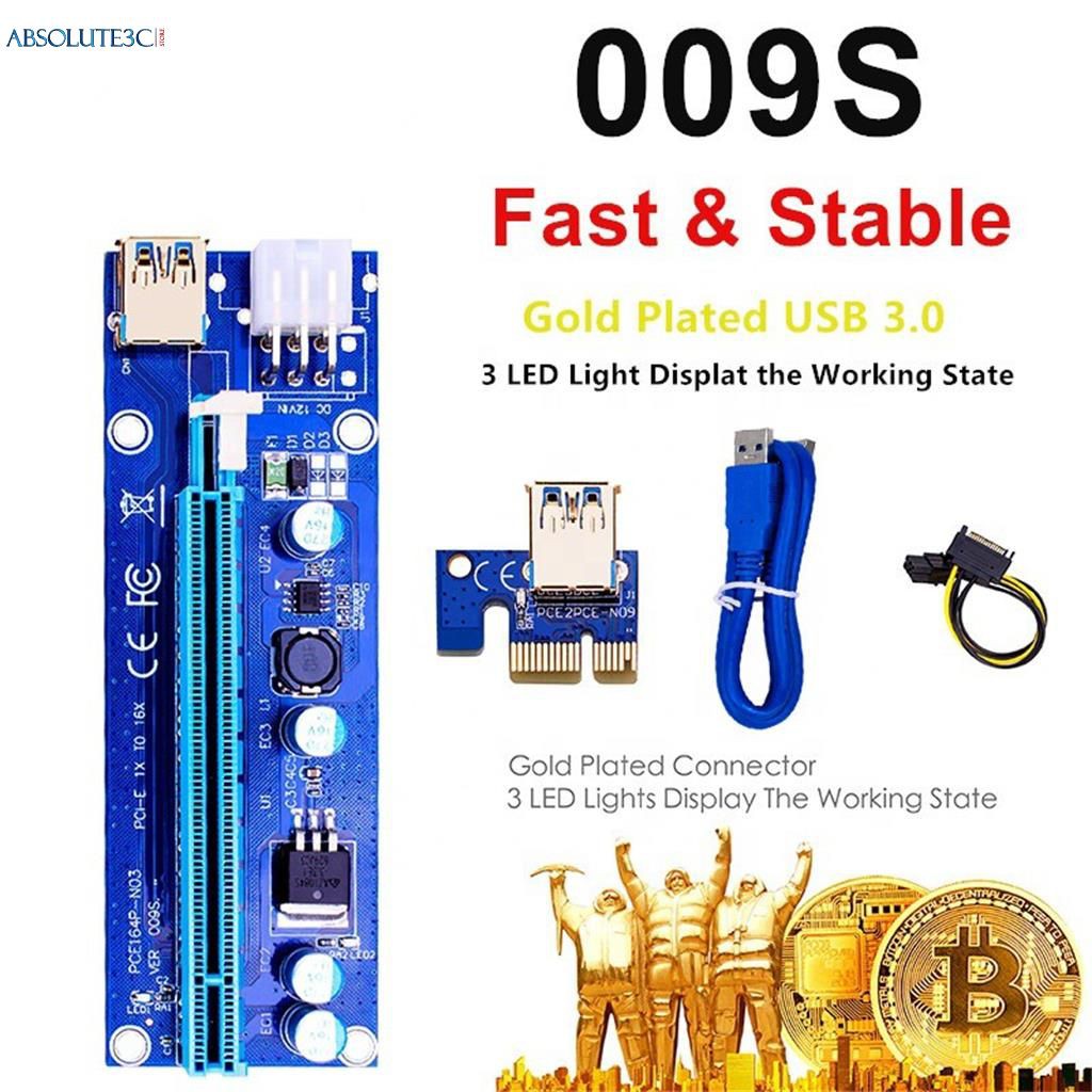 SATA 6 Bảng Mạch Mở Rộng Ver009 Usb 3.0 Pci-E Ver 009s 1x 4x 8x 16x Ver-E Ver 009s