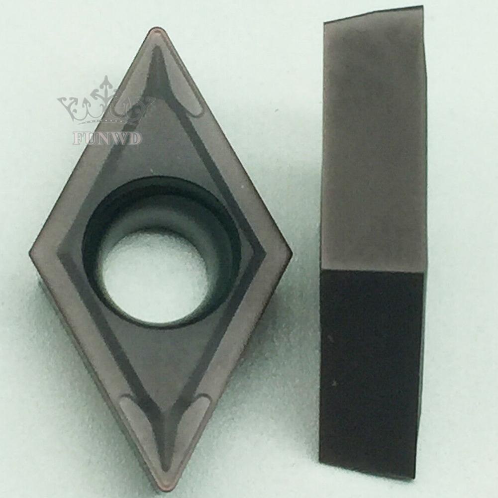 【FUNWD】10Pcs DCMT11T304 LF6018 DCMT32.51 CNC Carbide Turning Insert,For Stainless steel