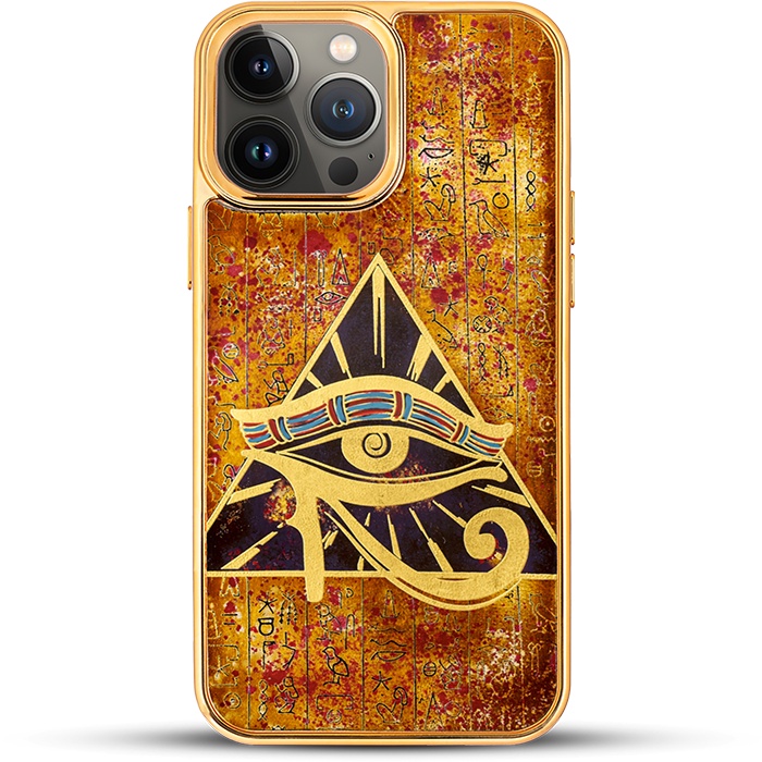 Ốp điện thoại cho iPhone 13 Pro / 13 Pro Max mẫu Mắt Thần Horus thương hiệu La Sonmai