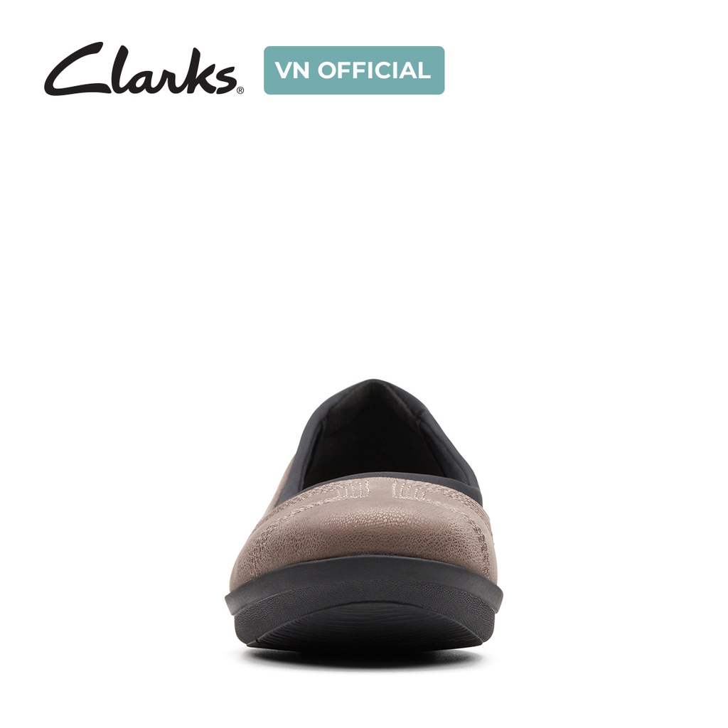 Giày búp bê nữ màu đồng ánh kim CLARKS Ayla Low