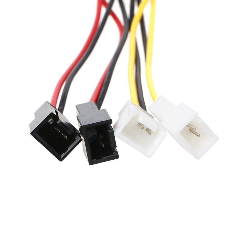 Dây Cáp Chuyển Đổi Từ Cổng Ide Molex 4-pin Sang 4x 3-pin Tx3