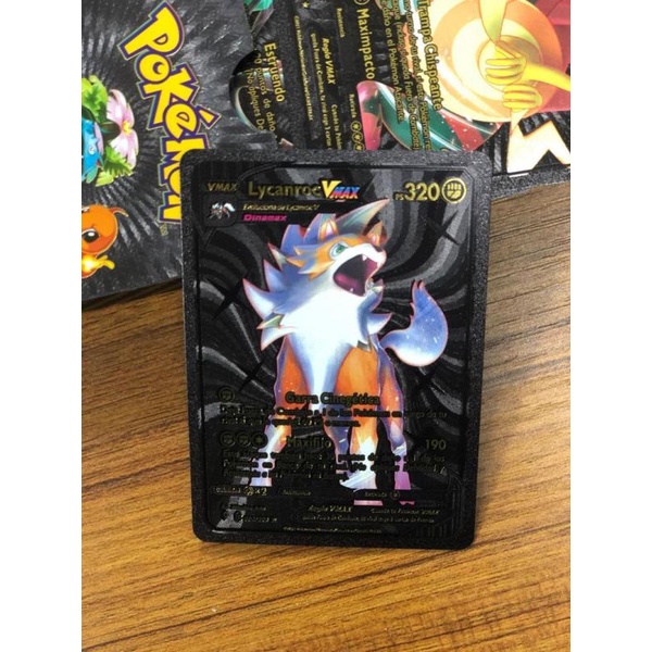 Hộp 55 Thẻ Bài Pokemon Bằng Lá Vàng Tiếng Anh Chống Thấm Nước