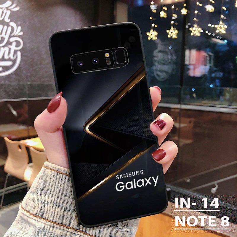 Ôp lưng NOTE 8 phủ kính cường lực siêu đẹp