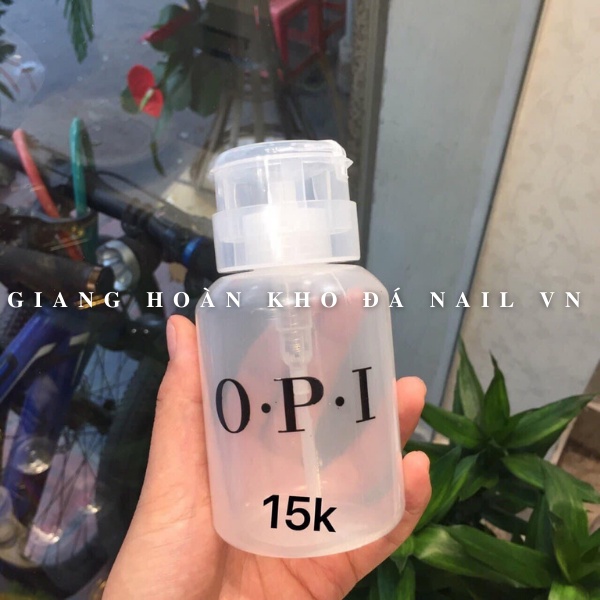 [Đồ Nail] Chai Lọ OPI Nắp Nhún Đựng Cồn, Dung Dịch Tẩy Móng Tay Móng Chân Acetone_Mã: BOPI_ANGELICA