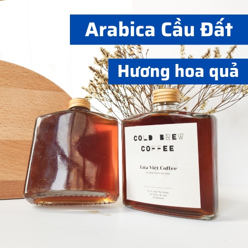 Cold Brew Cà phê pha sẵn đóng chai thủy tinh 250ml cafe ủ lạnh loại arabica typica specialty cao cấp, văn phòng