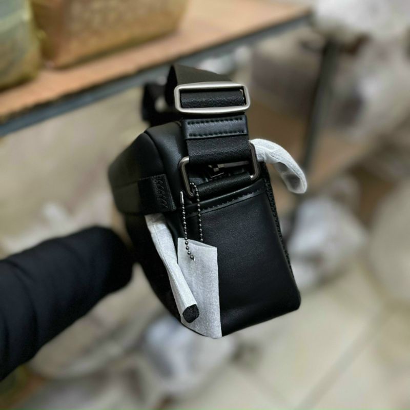 Túi đeo chéo C0ach Patch EDGE Zipper da thật siêu sang