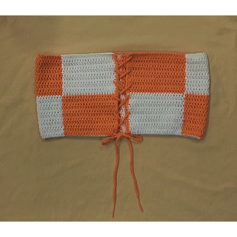 Áo móc len kẻ ô  🔥