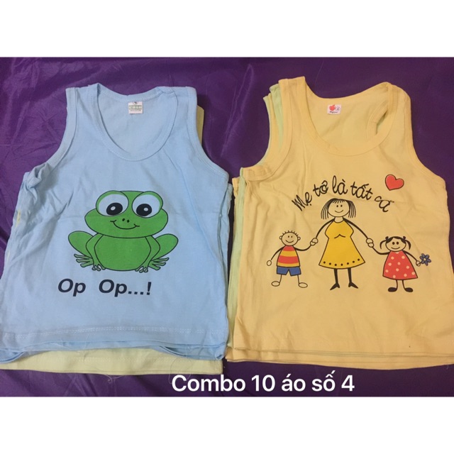 Combo 10 áo( 11-13kg cho bé)