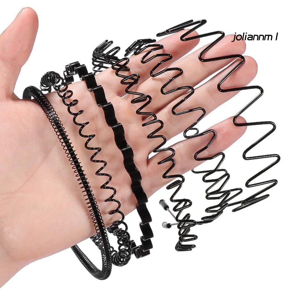 JM Men's Fashion Wave Metal Headband