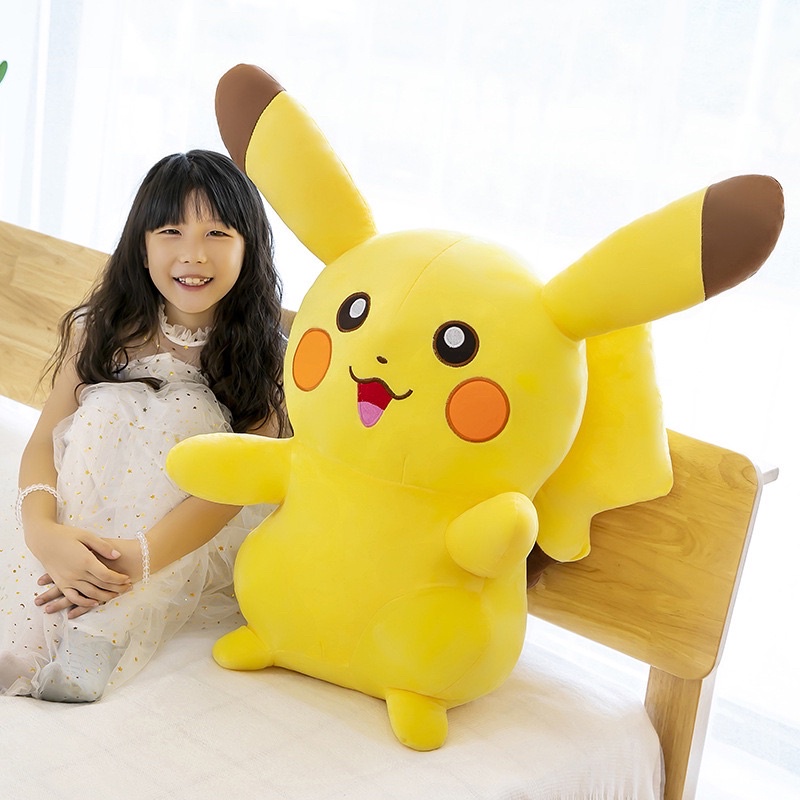 Gấu bông thú nhồi bông hình pikachu đáng yêu