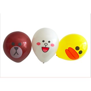 Set 20 bóng cao su line friend