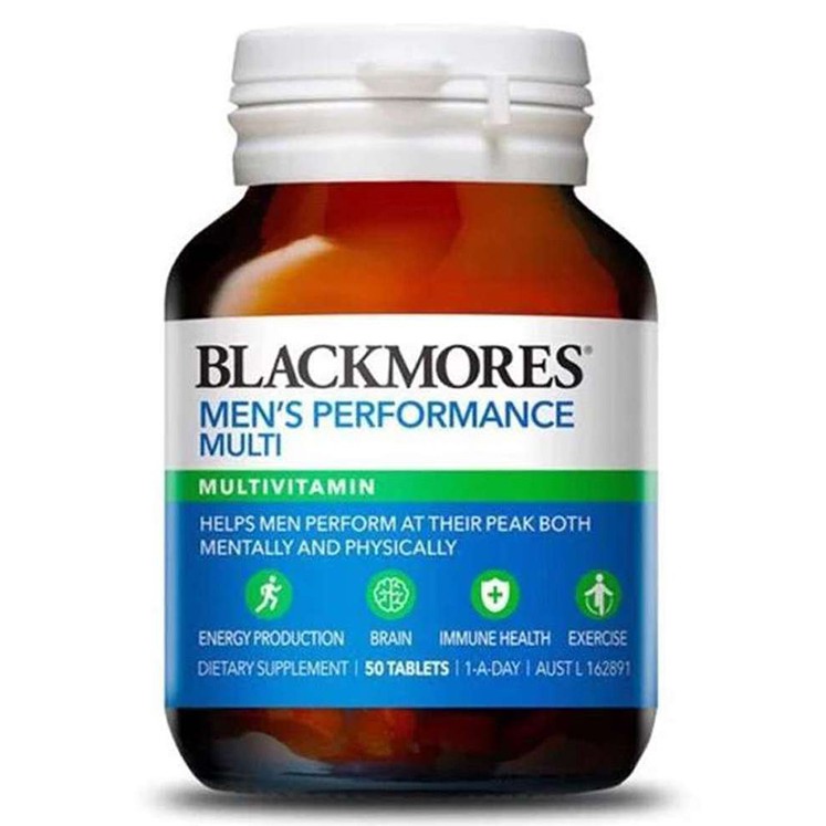 Viên Uống Hỗ Trợ Sức Khỏe Nam Giới Blackmores Men’s Performance Multi Vitamin (Lọ 50 Viên)