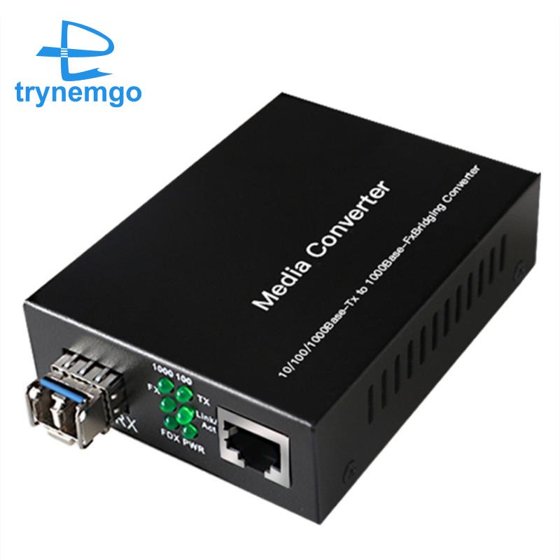 1Gb SFP Fiber to RJ45 Fiber Optic Converter 1000Mbps SFP Fiber Switch