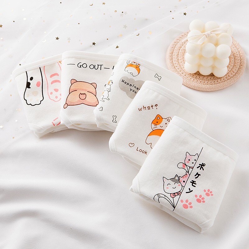 (Có chọn màu) Quần lót nữ cotton thun dễ thương thoáng mát KITTY - Bae Lingerie | BigBuy360 - bigbuy360.vn