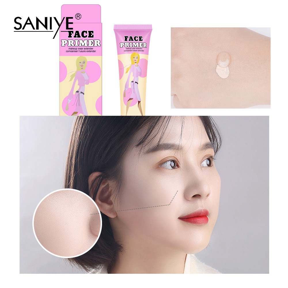 tuan067 Kem Lót Trang Điểm Mặt SANIYE R1152 45ml Kết Cấu Mịn Mượt Trong Mờ tuan067