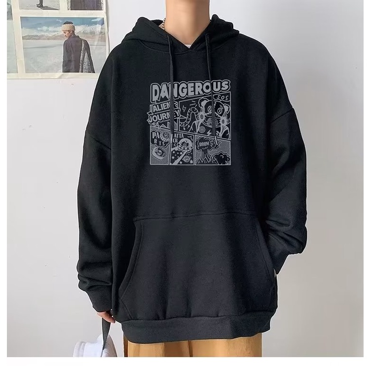 Áo hoodie In Chữ Thời Trang Hàn Quốc Chất Lượng Cao Size M-5XL Cho Nam
