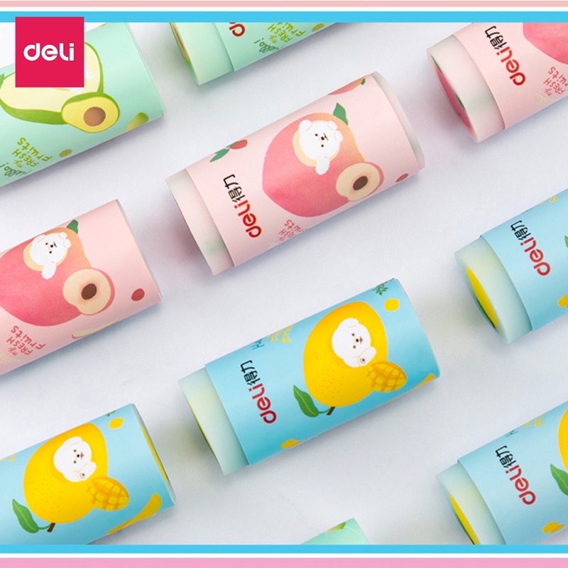Tẩy deli trái cây xinh xắn