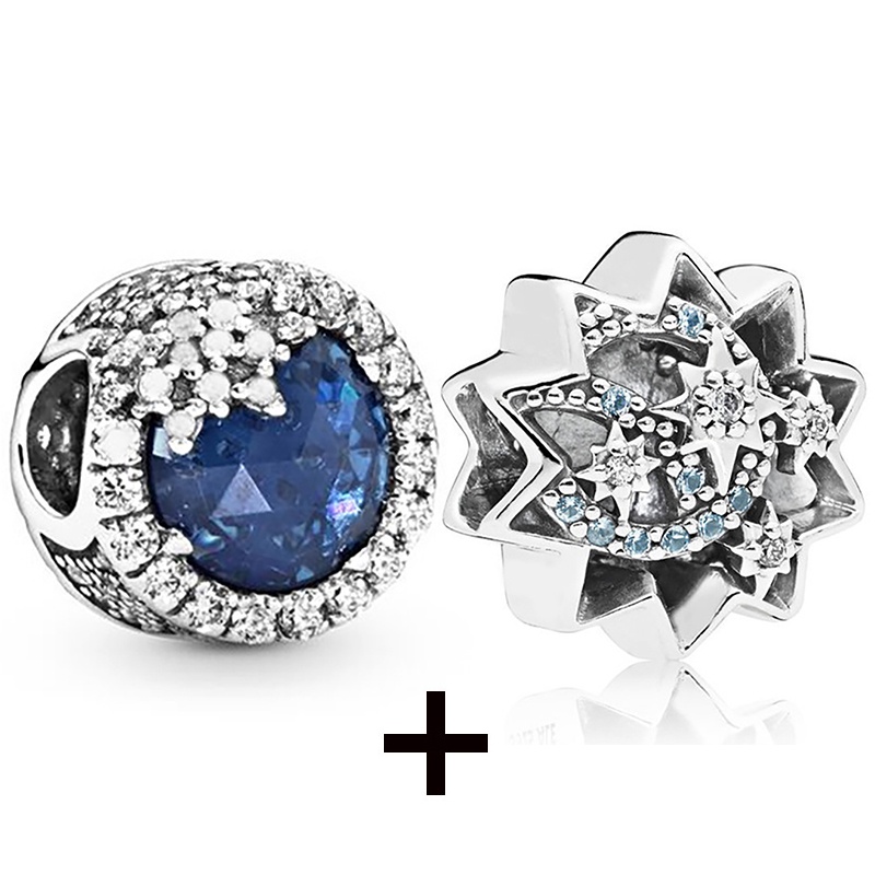 Bộ 2 Hạt Charm Hình Hoa Tuyết / Trái Tim / Nhím / Cá Màu Sắc Độc Đáo Trang Trí Đồ Thủ Công