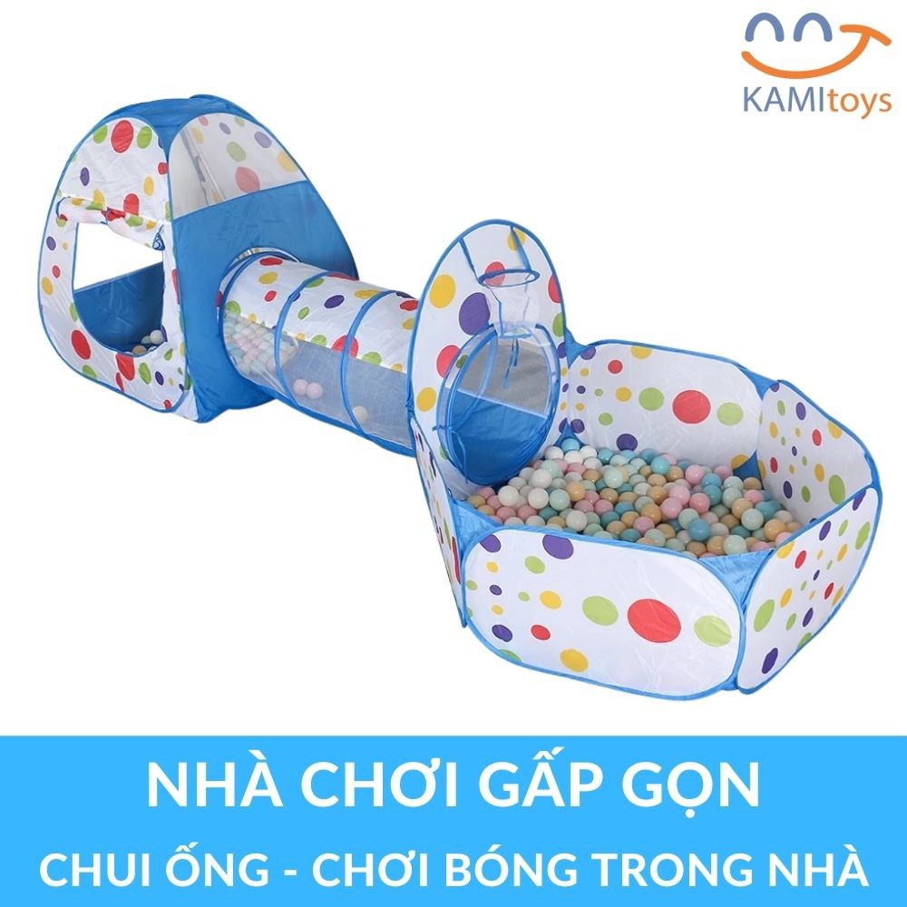 Quây banh kiểu khu vui chơi 3 khoang 2022 New