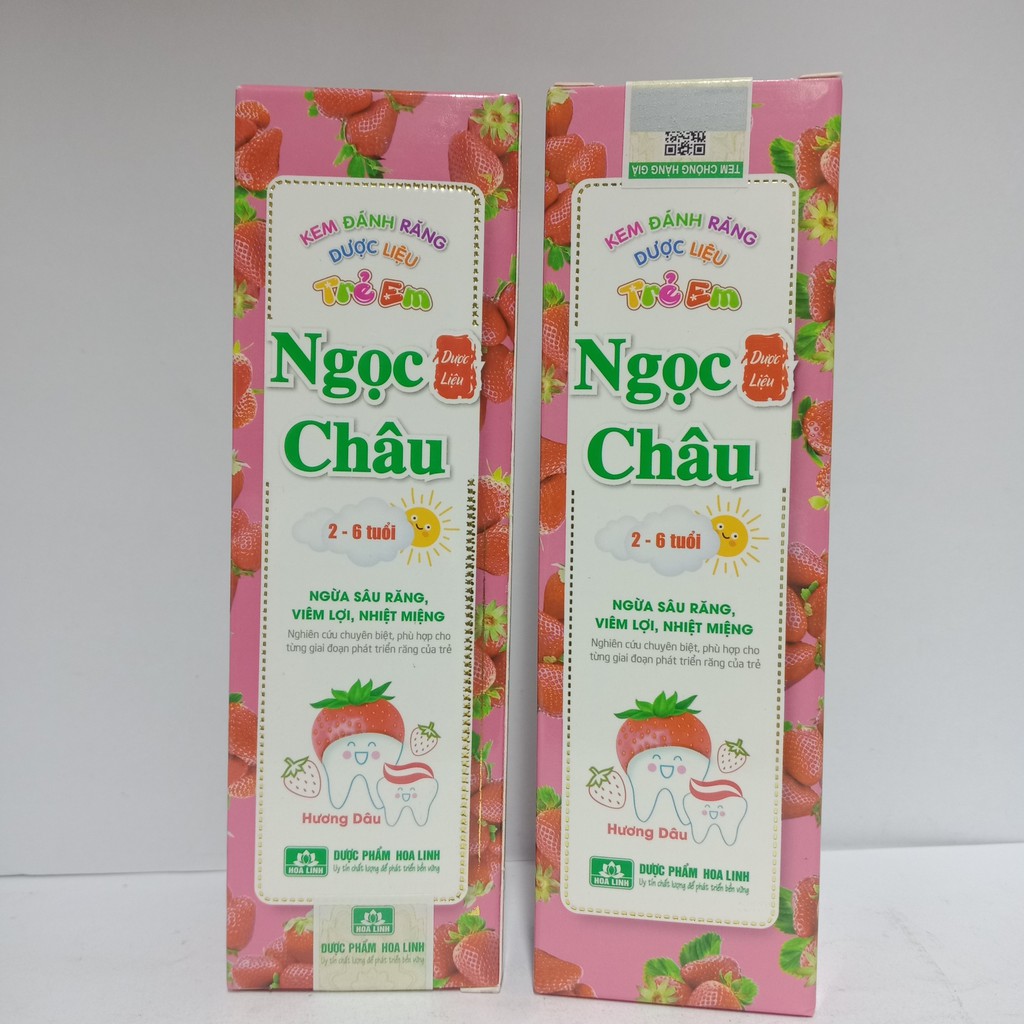 Kem đánh răng ngọc châu trẻ em 2-6 tuổi