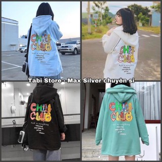Áo khoác ❤️FREESHIP❤️Áo khoác hoodie đa sắc màu nỉ thun cotton - chili club siêu hot