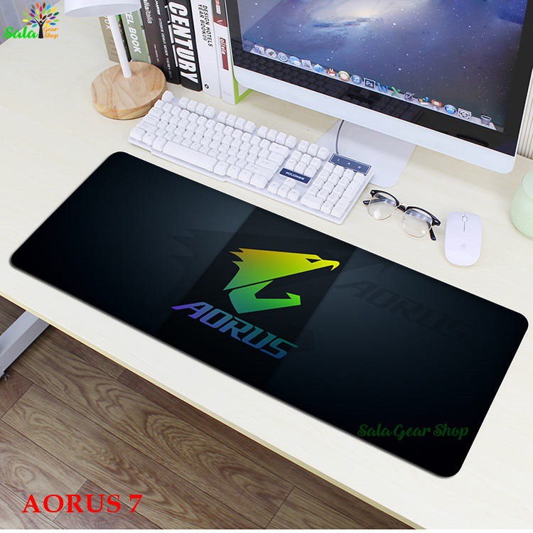 Bàn di chuột - Lót chuột Kích thước 800x300x4mm Logo AORUS  Nhiều mẫu