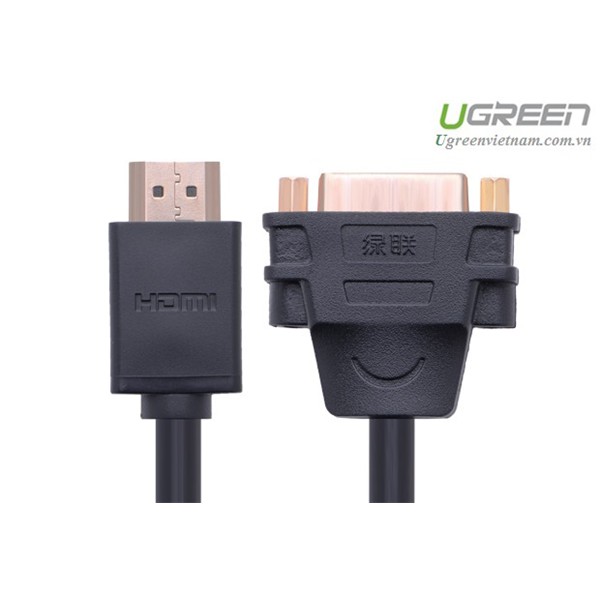 Dây Chuyển HDMI Dương To DVI Âm Chính Hãng Ugreen Cao Cấp 20136