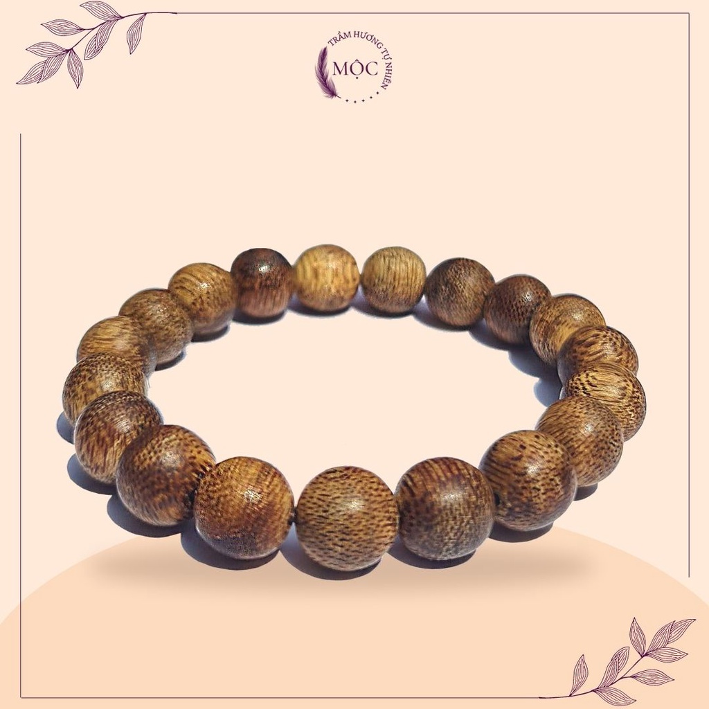 Vòng Đeo Tay Trầm Hương - Chuỗi Tràng Vòng Tay Trầm Hương Phong Thủy Nam Nữ Thời Trang Tự Nhiên 100%