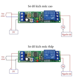 Module tạo trễ 0-10000s JK11B- 5V / 12V DC