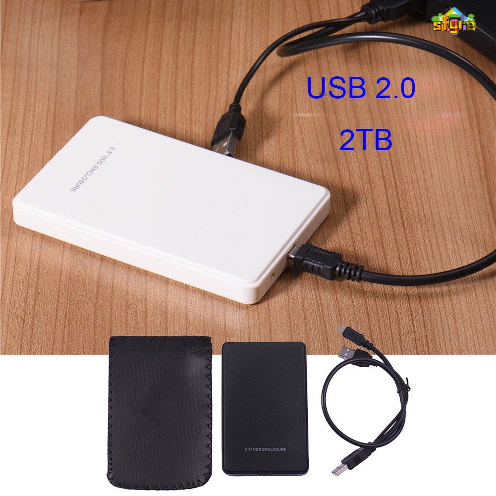 Hộp Đựng Ổ Cứng Ngoài 2.5 Inch Sata 2tb Usb 2.0 Hdd | BigBuy360 - bigbuy360.vn